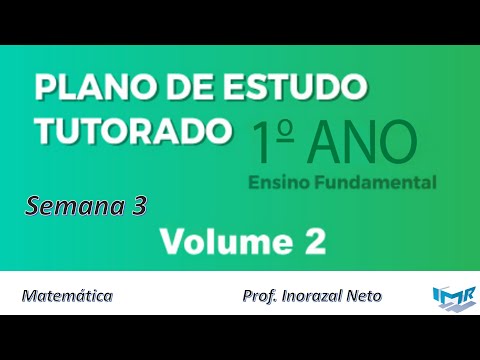 PET Volume 2 - 1º Ano Fundamental - Semana 3 - Matemática - Correção das Atividades.