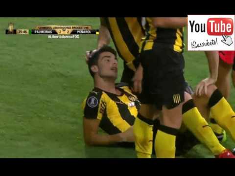 Gol Rodriguez   Palmeiras vs Peñarol   Conmebol Libertadores 2017