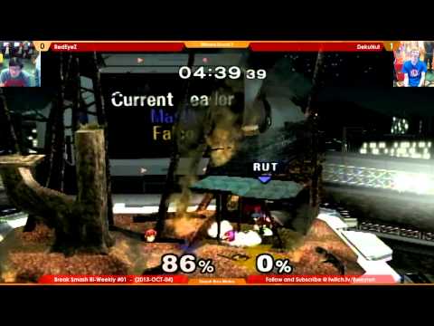 Break Smash #01   SSBM L2   RedEyeZ VS DekuNut