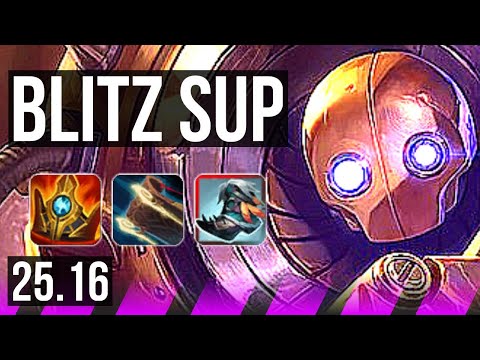 BLITZCRANK & Jhin vs SORAKA & Varus (SUP) | KR Master | 25.16