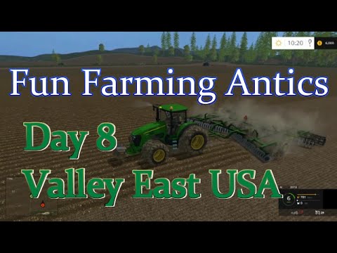 Farming Simulator 15 Valley East USA Day 8 Multiplayer Cultivating