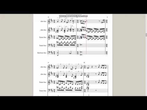 Head Above Water (Avril Lavigne) Saxophone Melody (tenor, alto, bari) Sheet Music