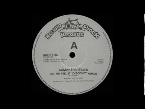 Samantha Gilles - Let Me Feel It (Disconet Remix)