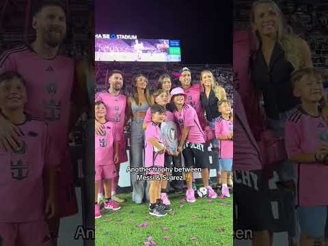 Messi family & Suarez family in usa ❤️🔥🏆 #football #neymar #follow #legend #cris #argentinafootball