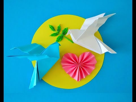 Origami: pigeon / Taube