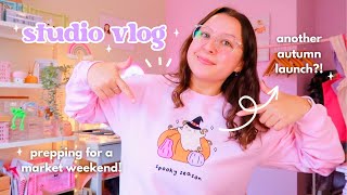 STUDIO VLOG ✿ another autumn launch?! + prepping for a double market weekend!