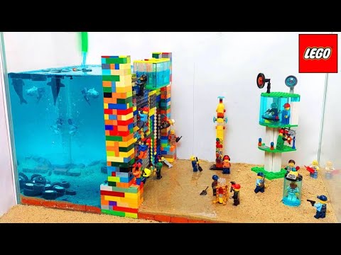 Dam Breach Experiment - NEW Strongest LEGO Dam, Simulation of Dam Faliure, Dam Made Only From LEGO