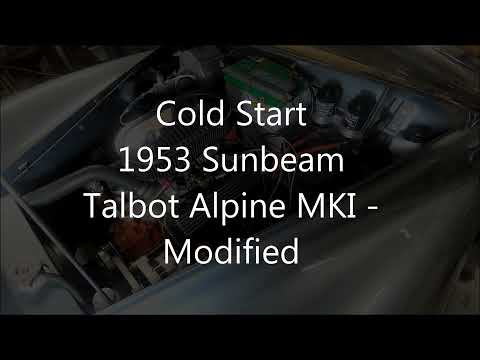 Thumbnail for 1953 Sunbeam Talbot Alpine V6: COLD Start