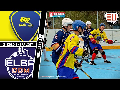 Highlights 2. kola Extraligy Hokejbalu - HC Kert Park Praha vs. Elba DDM Ústí nad Labem| 10.9. 2022
