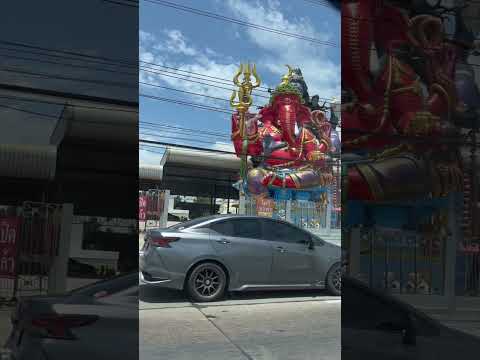 HINDU temple in Thailand 🇹🇭 #ganesha #shivji #parvati #shiva #thailand #bangkok #travel #sanatan