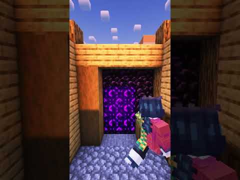 EPIC Minecraft Base in Frozen Hell! #shorts
