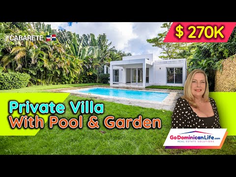 2-BEDROOM GARDEN VILLA IN CABARETE [Poolside Relaxation Awaits You] | Real Estate Solutions