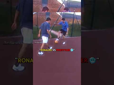 Ronaldo vs a professional freestyler #shorts
