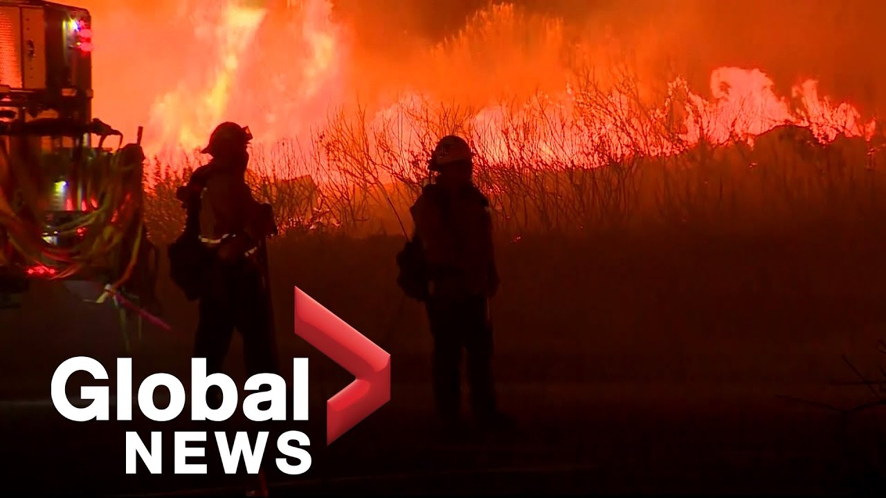 Dozens of wildfires rage along U.S. West Coast as flames burn in multiple states