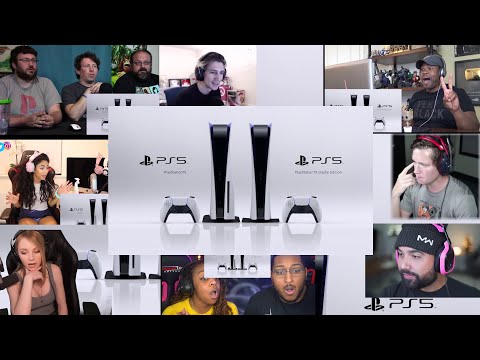 PS5 Console Reveal Reactions Mashup