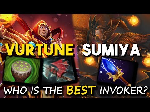 EPIC!!! Sumiya Invoker And Vurtune Invoker - WHO IS THE BEST INVOKER? - Invoker Dota 2 7.07d