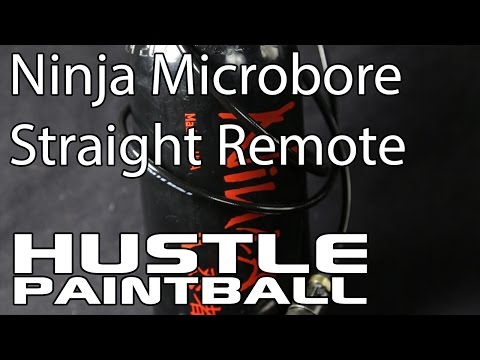Ninja Microbore Straight Remote Line Overview by Hustle Paintball