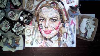 Lindsay Lohan Trash Portrait