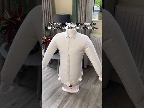 Cut your routine in half! ⏳ Aironox automatic ironing machine will do the work for you 👔👖 #aironox