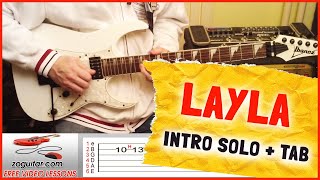 LAYLA 🎸 ERIC CLAPTON (INTRO SOLO) + TAB