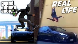 GTA 5 VS REAL LIFE 10 ! (fun, fail, stunt, ...)
