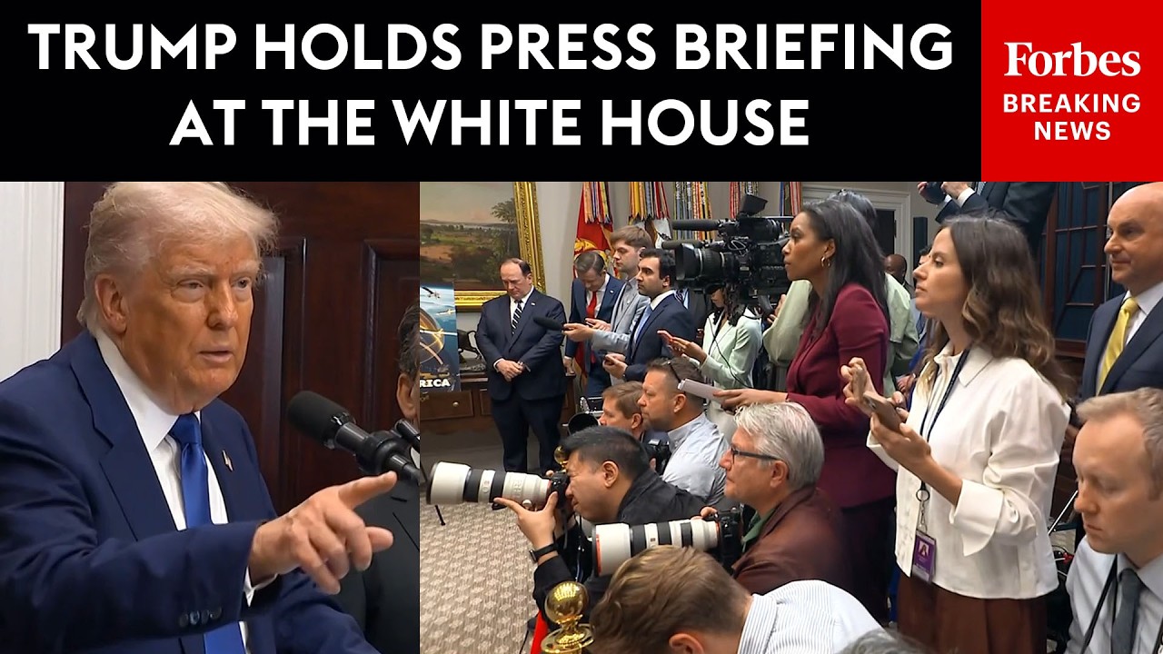 BREAKING NEWS: Trump Takes Reporters' Questions At Press Briefing After U.S.-China Deal Announced