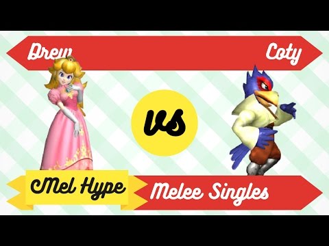 Mel Hype 2.6 - Melee Singles - Drew (Peach, Sheik) vs Coty (Falco)