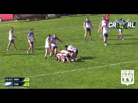 #Highlights   CRRL Round 4   Goulburn workers Bulldogs v Tuggeranong Bushrangers