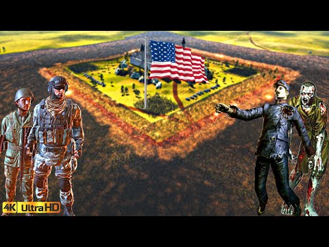 DELTA FORCE SUPPORT FOR USA WW2 SOLDIERS AGAINST ZOMBIES - UEBS 2 | Ultimate Epic Battle Simulator 2