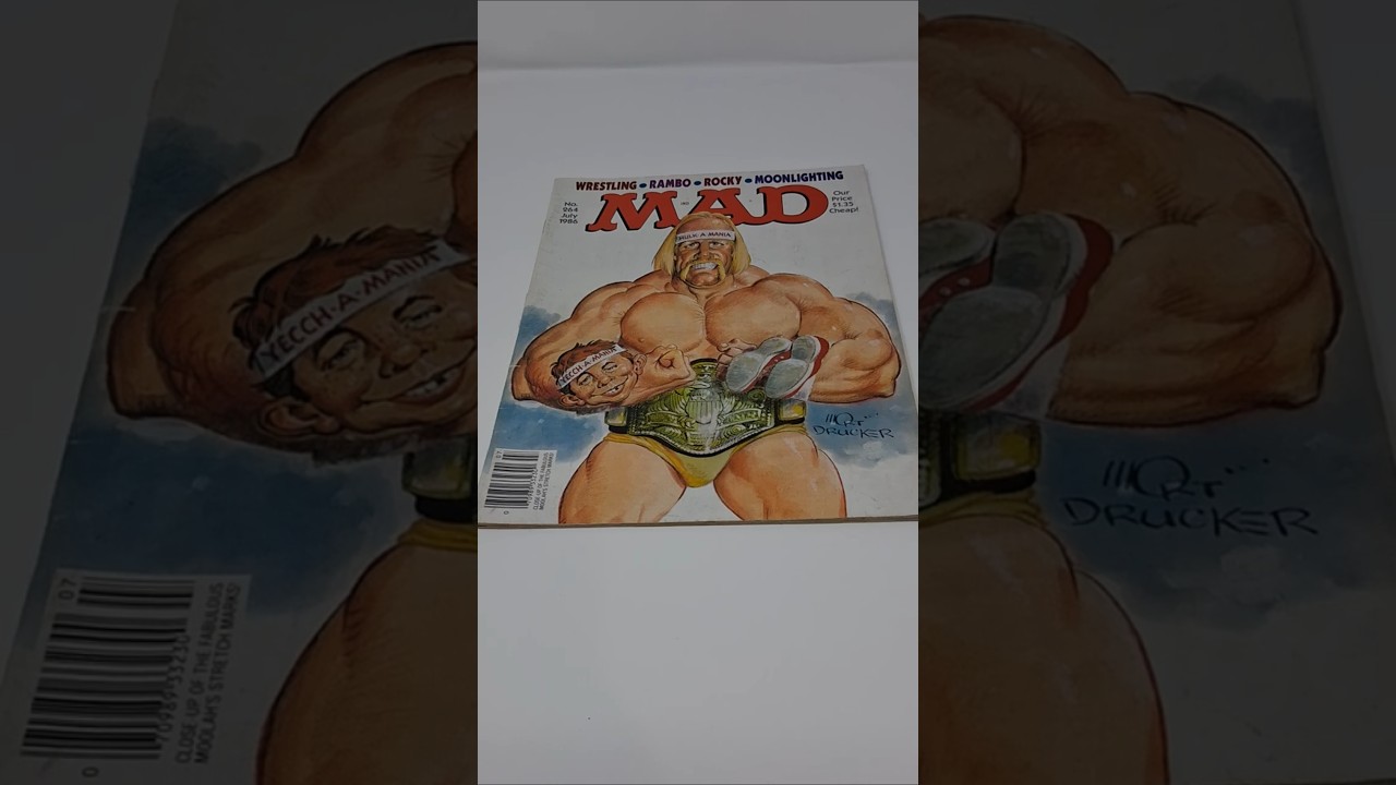 Mad Magazine #264 Hulk Hogan July 1986 Featuring Rocky Balboa and Rambo