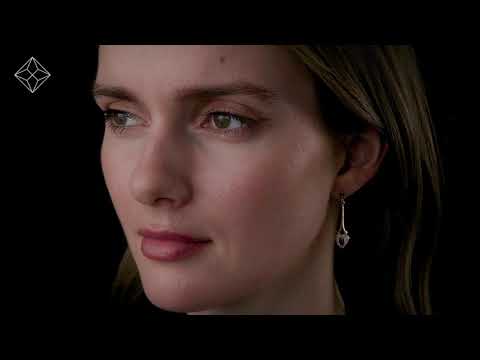 Ruby 5 x 3mm And Diamond 9K Yellow Gold Earrings - B3270