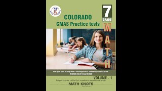 Book Preview Video | Colorado , CMAS | 7th Grade Math Practice Tests ,Volume 1