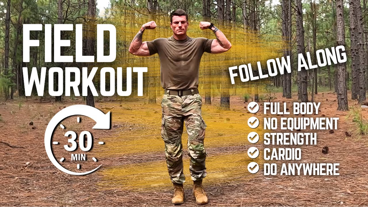 30 Minute Full-Body Field Workout | Bodyweight Strength and Cardio You Can Do Anywhere