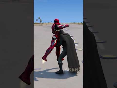 Spiderman 🆚 Ironman 🆚 Superman and Hulk Superhero Battle 😱 | #shorts #spiderman #hulk