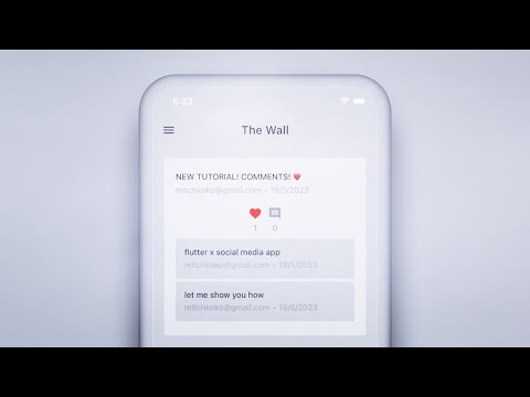 💬📱 Comments / Coding a Social Media App • Flutter x Firebase Tutorial