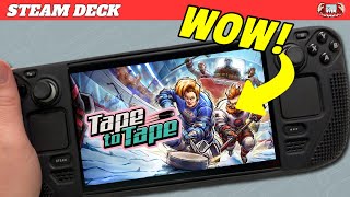Tape to Tape  on the Steam Deck - Is it Playable? Hockey Roguelike