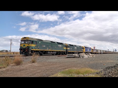 7736V Pacific National Grain Train With G520 G523 BL27 (16/2/2025) - PoathTV Australian Railways
