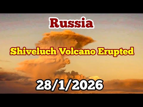 Russia: Shiveluch Volcano Erupted Huge Ash Cloud, Kamchatka Peninsula, Western Pacific, Ring of Fire