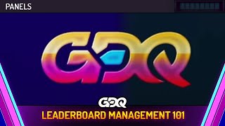 Leaderboard Management 101 - Awesome Games Done Quick 2024 Panels