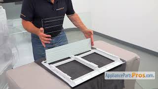 How To: Whirlpool/KitchenAid/Maytag Refrigerator Glass Shelf WP2262441