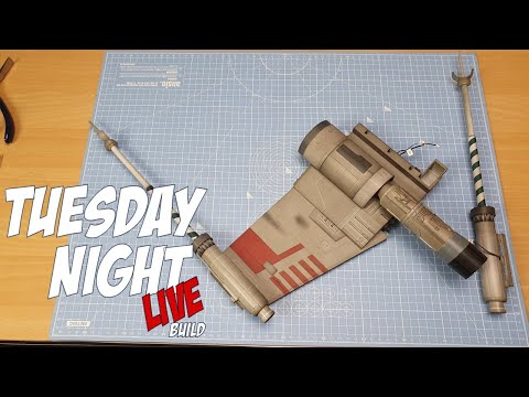 Tuesday Night Build the X-Wing LIVE - Part 51-55 - Continuing the 4th Wing