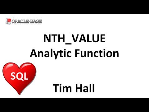 NTH_VALUE : Problem Solving using Analytic Functions