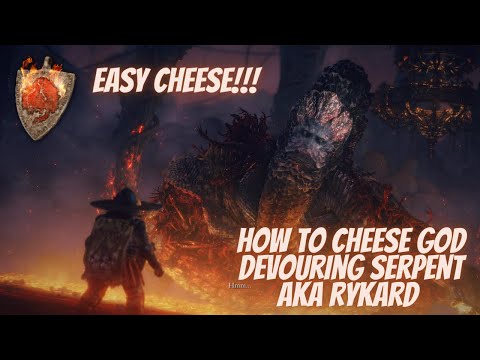 Elden Ring - How to Cheese God devouring Serpent and Rykard, Lord Of Blasphemy | Easy Cheese!!!