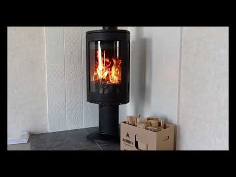 Перший розпал Jotul  F 373 Advance | Первый розжиг Jotul F 373 Advance | Видео горения Jotul F 373