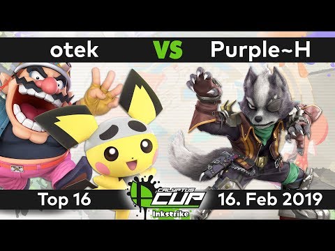 Calyptus Cup Inkstrike | SWSP otek (Pichu, Wario) vs TCL Purple~H (Wolf) | Top 16
