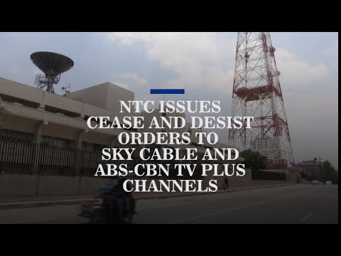 NTC issues cease and desist orders to Sky Cable and ABS-CBN TV Plus channels