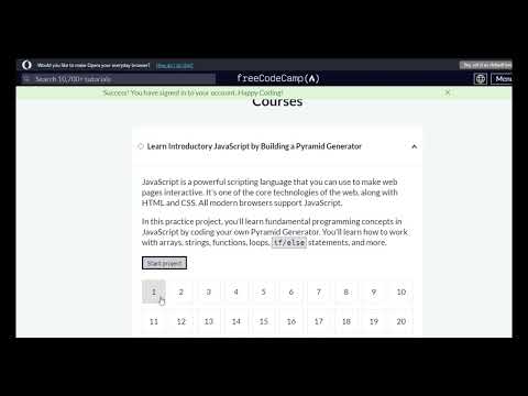 Freecodecamp JavaScript Algorithms and Data Structures (Beta)