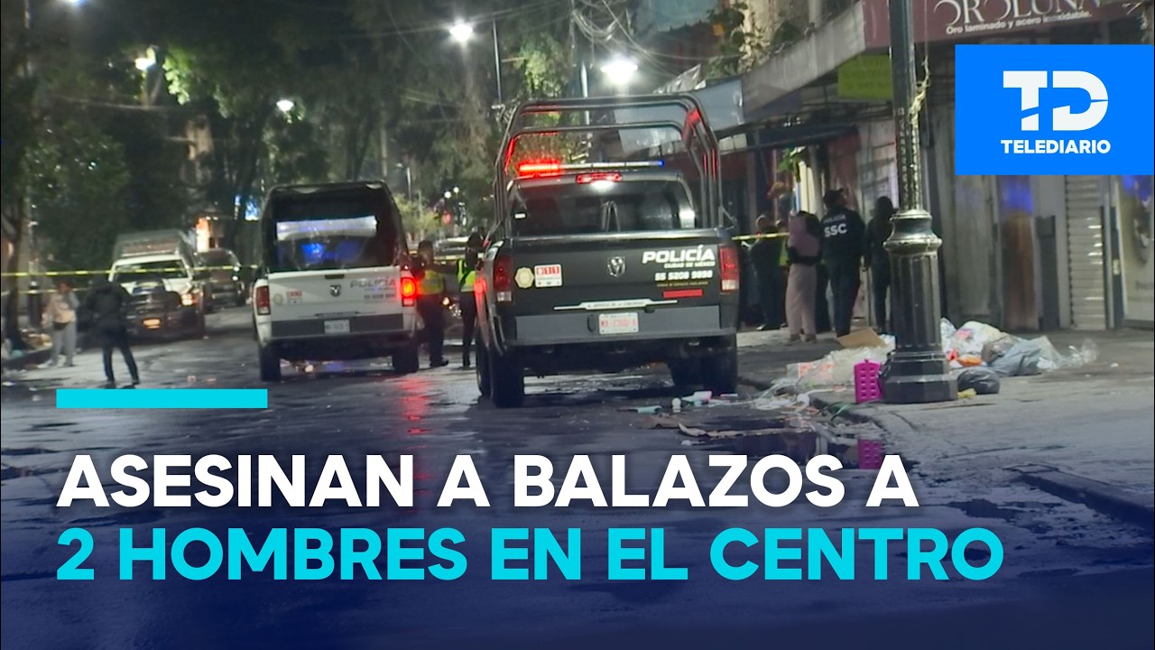 Hombres son asesinados a balazos afuera de vecindad del Centro Histórico de CdMx