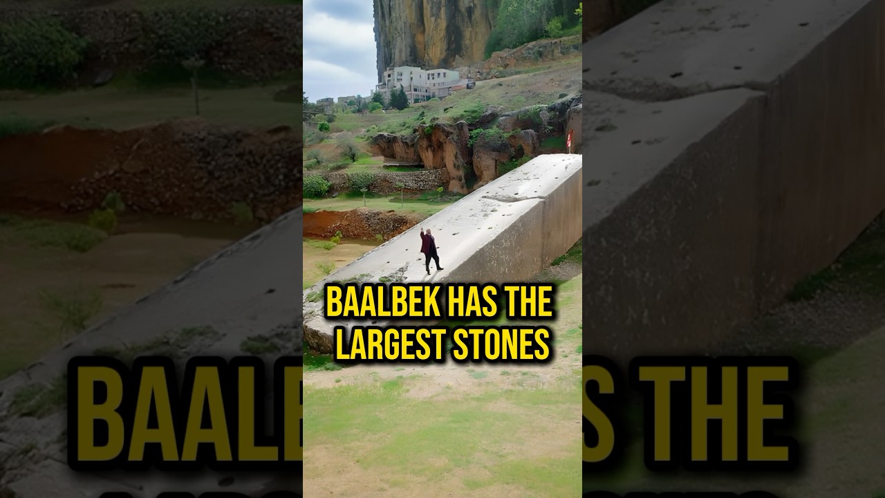 How Did The Ancients Move this Massive Megalithic Stone at Baalbek #mystery #history #joerogan #jre
