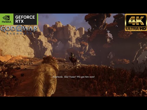[God of War Ragnarok] | Epic Atreus & Angrboda Full Fox-Wolf Chase Cinematic Scene 4K 60FPS